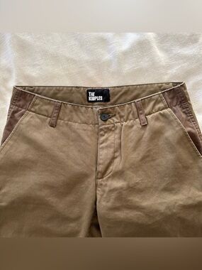 The Kooples Women's Brown Straight Chino Pants